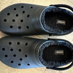 CROCS Black Clogs with Soft Lining